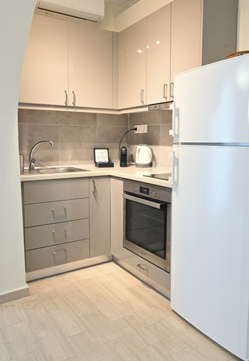 Gina studios Benitses - twin room amenities